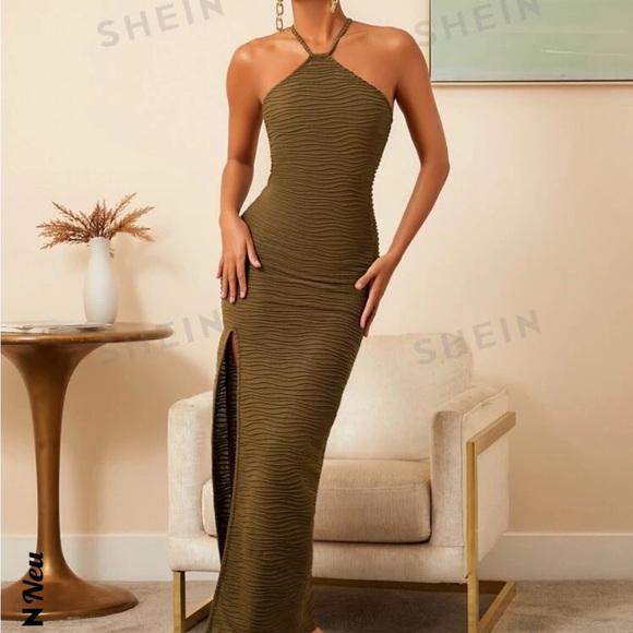 Women’s brown maxi dress - Picture 1 of 2